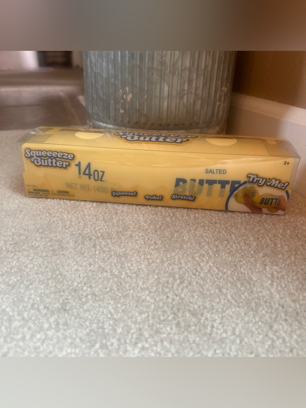 Squeeze Butter Toy - Large 14oz Size - NEW
